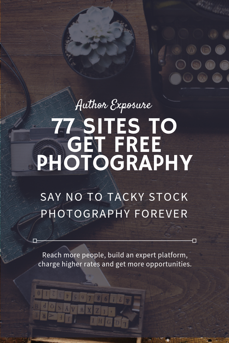 77 Free Photo Sites for Authors