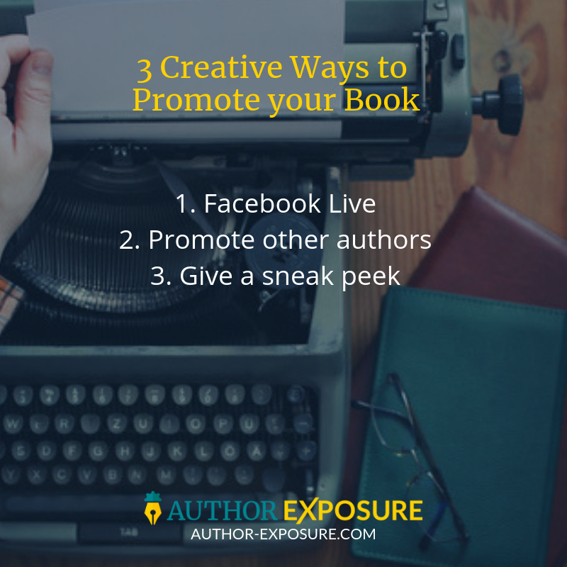 creative ways to promote your book