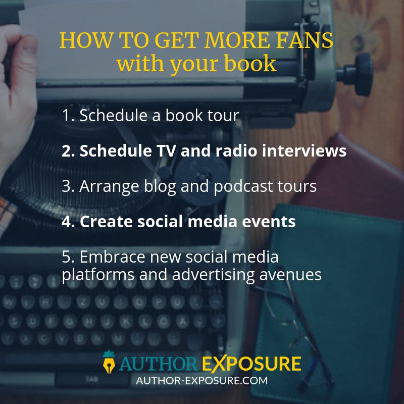 how to get more fans for with your book